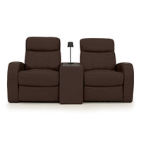 Rialto Italian Leather Console Table Home Theater Seating