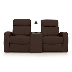 Rialto Italian Leather Console Table Home Theater Seating