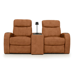 Rialto Italian Leather Console Table Home Theater Seating