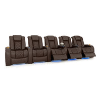Diamante Italian Leather Zero Gravity Home Theater Seating