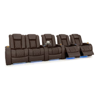Diamante Italian Leather Zero Gravity Home Theater Seating
