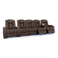 Diamante Italian Leather Zero Gravity Home Theater Seating