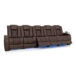 Diamante Italian Leather Zero Gravity Home Theater Seating