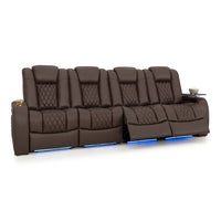 Diamante Italian Leather Zero Gravity Home Theater Seating