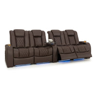 Diamante Italian Leather Zero Gravity Home Theater Seating