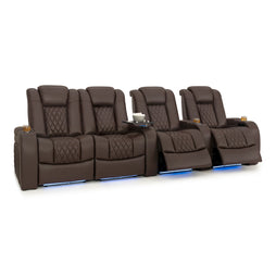 Diamante Italian Leather Zero Gravity Home Theater Seating
