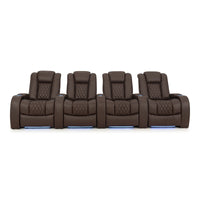Diamante Italian Leather Zero Gravity Home Theater Seating