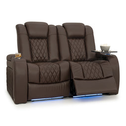 Diamante Italian Leather Zero Gravity Home Theater Seating