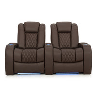 Diamante Italian Leather Zero Gravity Home Theater Seating