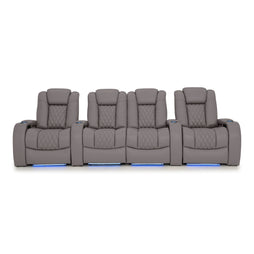 Diamante Italian Leather Zero Gravity Home Theater Seating