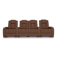 Diamante Italian Leather Zero Gravity Home Theater Seating
