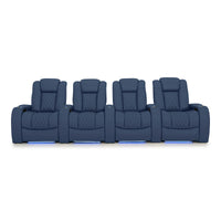 Diamante Italian Leather Zero Gravity Home Theater Seating