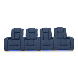 Diamante Italian Leather Zero Gravity Home Theater Seating