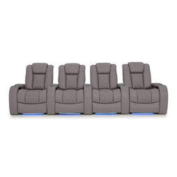 Diamante Italian Leather Zero Gravity Home Theater Seating