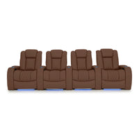 Diamante Italian Leather Zero Gravity Home Theater Seating