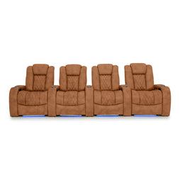 Diamante Italian Leather Zero Gravity Home Theater Seating