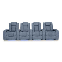 Diamante Italian Leather Zero Gravity Home Theater Seating
