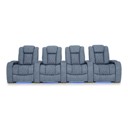 Diamante Italian Leather Zero Gravity Home Theater Seating
