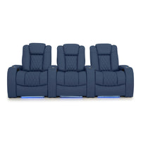 Diamante Italian Leather Zero Gravity Home Theater Seating