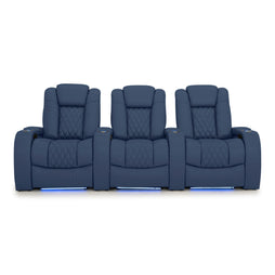 Diamante Italian Leather Zero Gravity Home Theater Seating