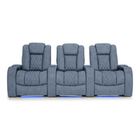 Diamante Italian Leather Zero Gravity Home Theater Seating