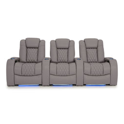 Diamante Italian Leather Zero Gravity Home Theater Seating
