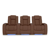 Diamante Italian Leather Zero Gravity Home Theater Seating
