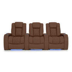 Diamante Italian Leather Zero Gravity Home Theater Seating