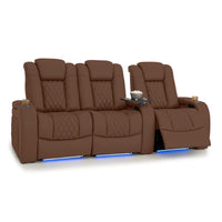 Diamante Italian Leather Zero Gravity Home Theater Seating