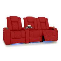 Diamante Italian Leather Zero Gravity Home Theater Seating