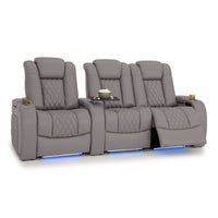 Diamante Italian Leather Zero Gravity Home Theater Seating