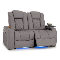 Diamante Italian Leather Zero Gravity Home Theater Seating
