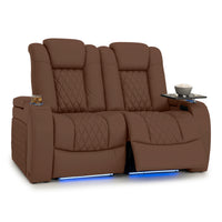 Diamante Italian Leather Zero Gravity Home Theater Seating
