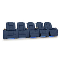 Diamante Italian Leather Zero Gravity Home Theater Seating