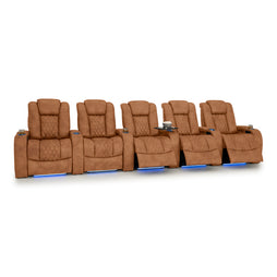 Diamante Italian Leather Zero Gravity Home Theater Seating