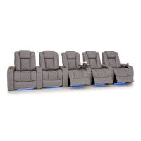 Diamante Italian Leather Zero Gravity Home Theater Seating