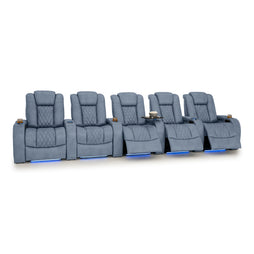 Diamante Italian Leather Zero Gravity Home Theater Seating