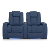 Diamante Italian Leather Zero Gravity Home Theater Seating