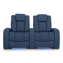 Diamante Italian Leather Zero Gravity Home Theater Seating