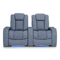 Diamante Italian Leather Zero Gravity Home Theater Seating