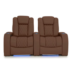 Diamante Italian Leather Zero Gravity Home Theater Seating