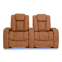 Diamante Italian Leather Zero Gravity Home Theater Seating