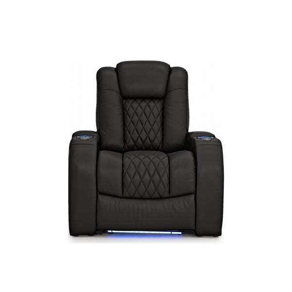 Diamante CoolZeroᵀᴹ Italian Leather Home Theater Seating Single Recliner