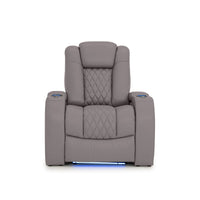 Diamante CoolZeroᵀᴹ Italian Leather Home Theater Seating Single Recliner