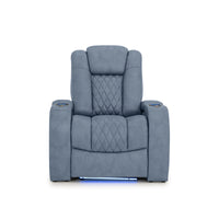 Diamante CoolZeroᵀᴹ Italian Leather Home Theater Seating Single Recliner
