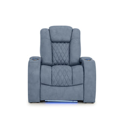 Diamante CoolZeroᵀᴹ Italian Leather Home Theater Seating Single Recliner