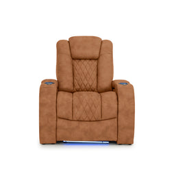 Diamante CoolZeroᵀᴹ Italian Leather Home Theater Seating Single Recliner