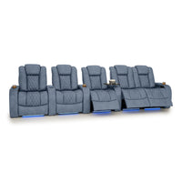 Diamante Italian Leather Zero Gravity Home Theater Seating