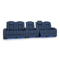 Diamante Italian Leather Zero Gravity Home Theater Seating