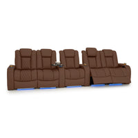 Diamante Italian Leather Zero Gravity Home Theater Seating